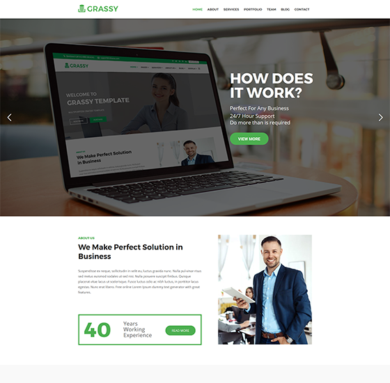 grassy home5 | Grassy - Business WordPress Theme