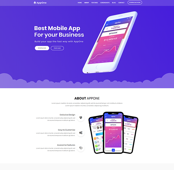 home11 | AppOne - App Landing WordPress Theme