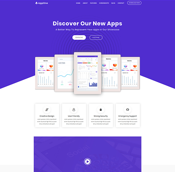 home13 | AppOne - App Landing WordPress Theme