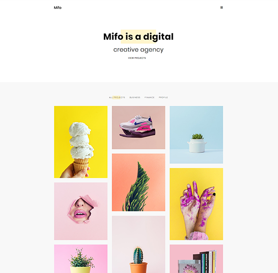 home21 | Mifo - Creative Minimal Portfolio WordPress Theme