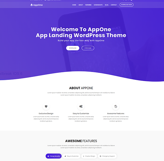 home3 | AppOne - App Landing WordPress Theme