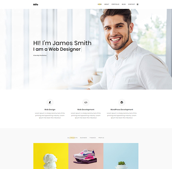 home51 | Mifo - Creative Minimal Portfolio WordPress Theme