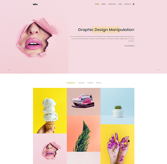 home61 | Mifo - Creative Minimal Portfolio WordPress Theme