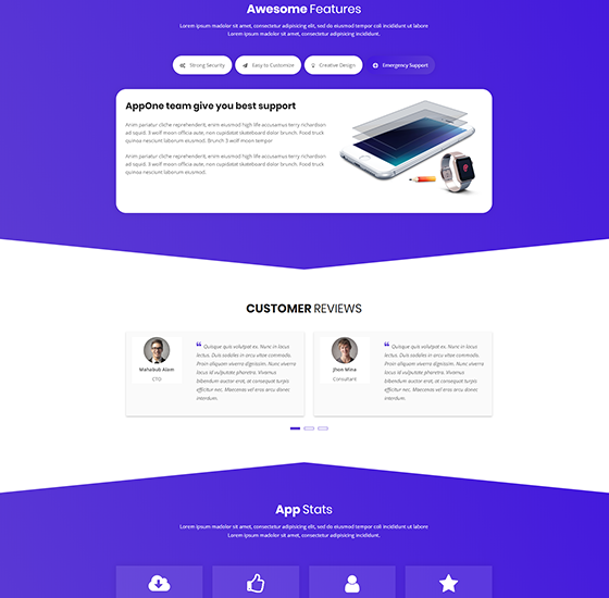 home8 | AppOne - App Landing WordPress Theme