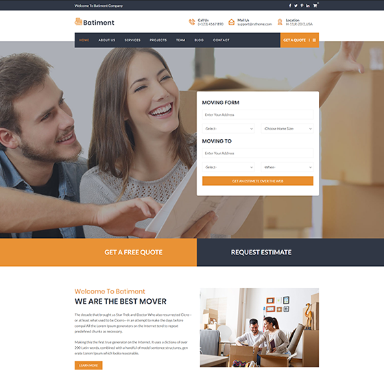 moving onepage1 | Batiment-Building & Construction WordPress Theme