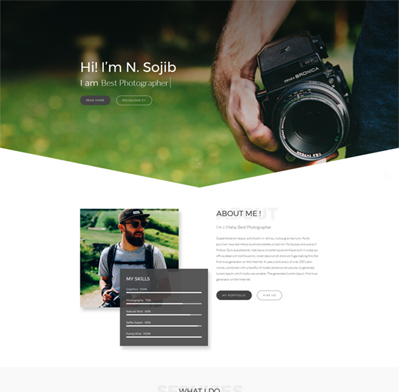 photography | Rubrash - Personal Portfolio WordPress Theme
