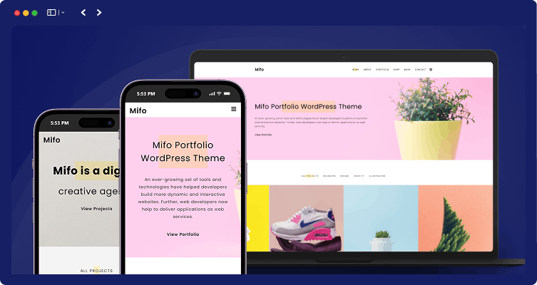 Mifo - Creative Minimal Portfolio WordPress Theme 24 responsive layout mifo | Mifo - Creative Minimal Portfolio WordPress Theme