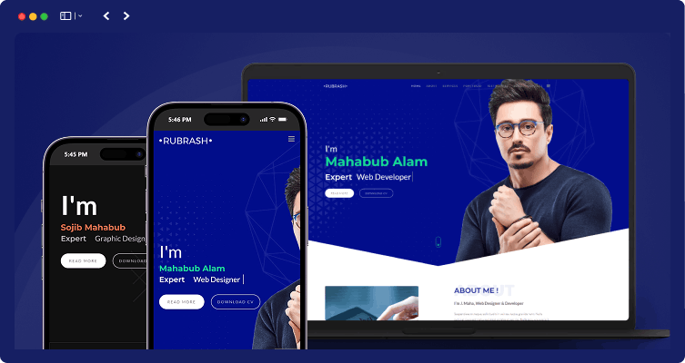 Rubrash - Personal Portfolio WordPress Theme 30 responsive layout rubrash | Rubrash - Personal Portfolio WordPress Theme