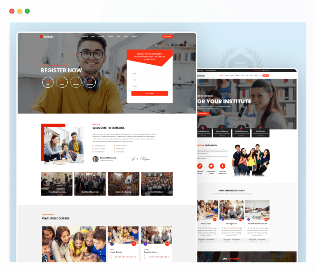 eshkool product thumb | Eshkool - Education WordPress Theme