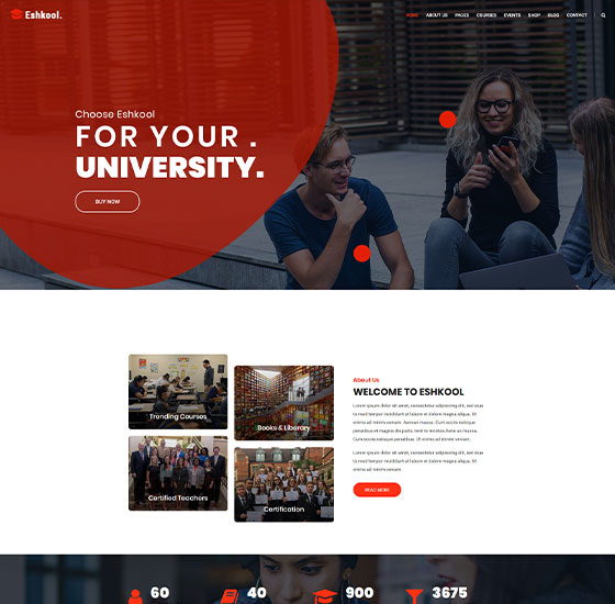home111 | Eshkool - Education WordPress Theme