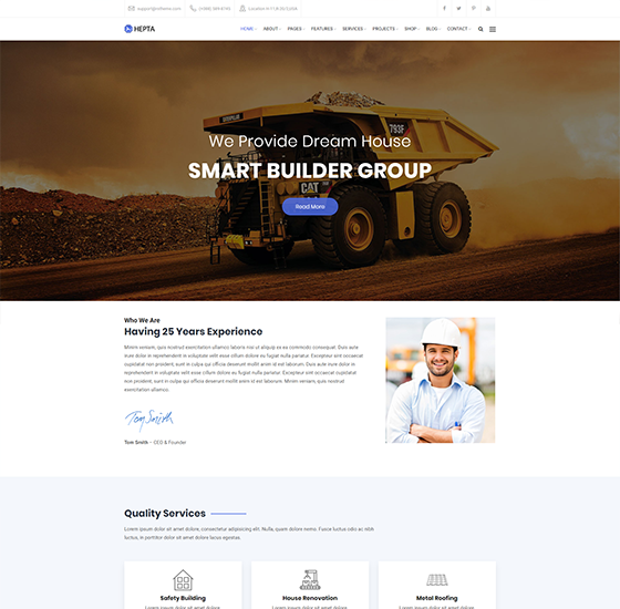 home121 | Hepta - Multipurpose Business WordPress Theme