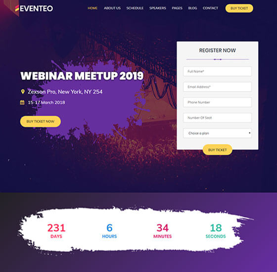 home51 | Eventeo - Event & Conference WordPress Theme