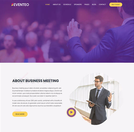 home61 | Eventeo - Event & Conference WordPress Theme