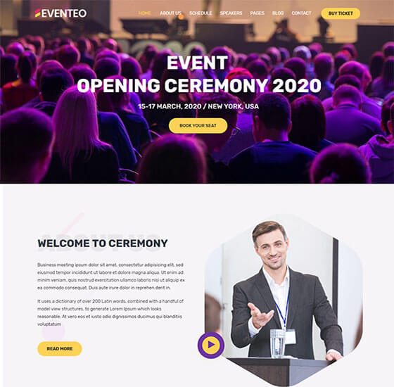 home81 | Eventeo - Event & Conference WordPress Theme