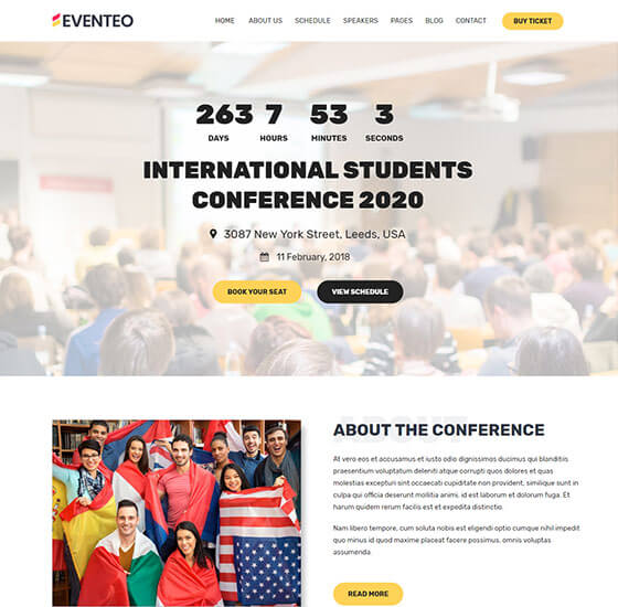 home91 | Eventeo - Event & Conference WordPress Theme