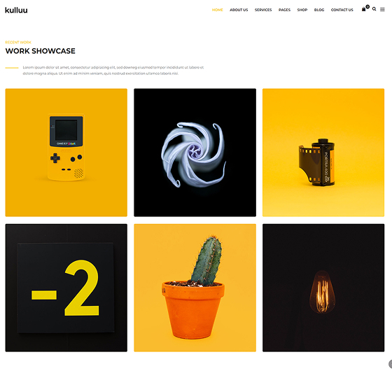 kullu home2 | Kulluu - Creative Agency WordPress Theme