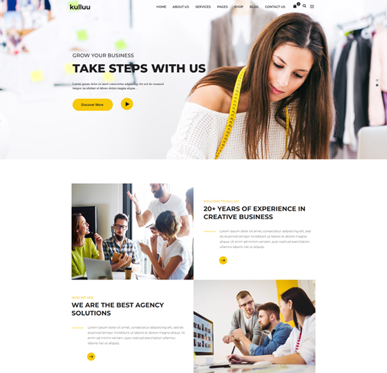 kullu home7 | Kulluu - Creative Agency WordPress Theme