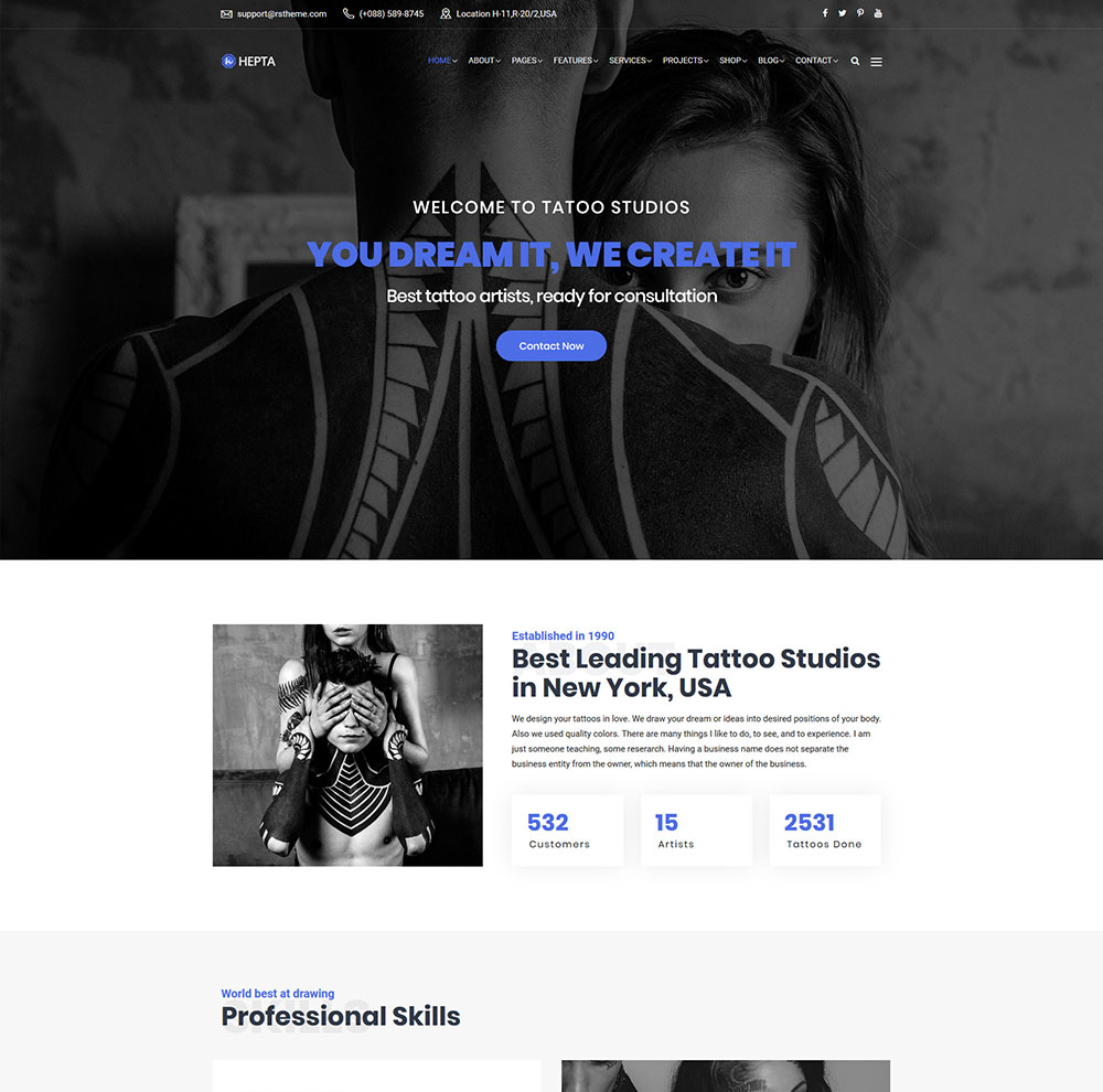 particle1 | Hepta - Multipurpose Business WordPress Theme