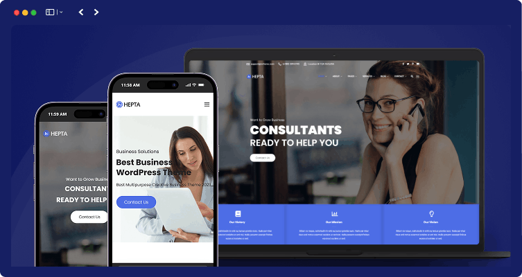Hepta - Multipurpose Business WordPress Theme 48 responsive layout hepta | Hepta - Multipurpose Business WordPress Theme