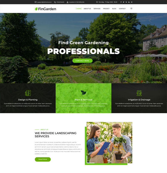 home111 | Finoptis - Multipurpose Business WordPress Theme