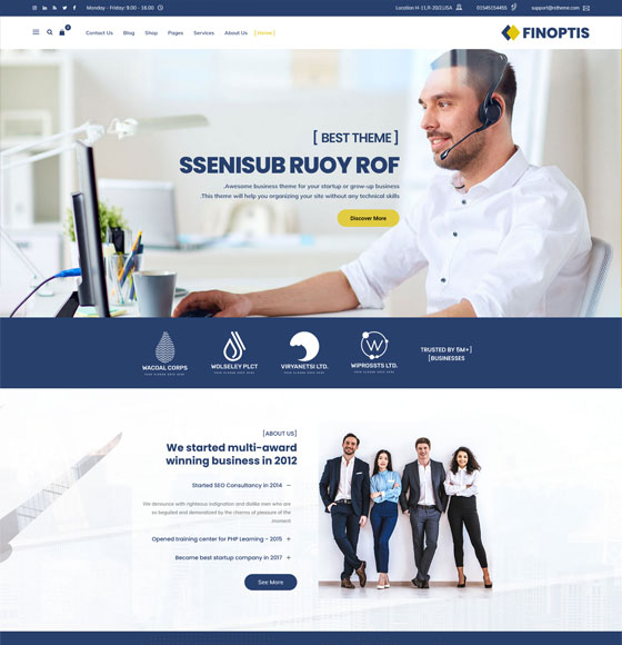 home141 | Finoptis - Multipurpose Business WordPress Theme