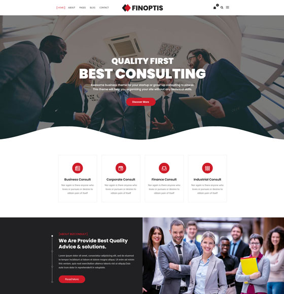 home21 | Finoptis - Multipurpose Business WordPress Theme