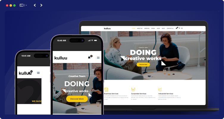 Kulluu - Creative Agency WordPress Theme 24 kullu mobile responsive | Kulluu - Creative Agency WordPress Theme