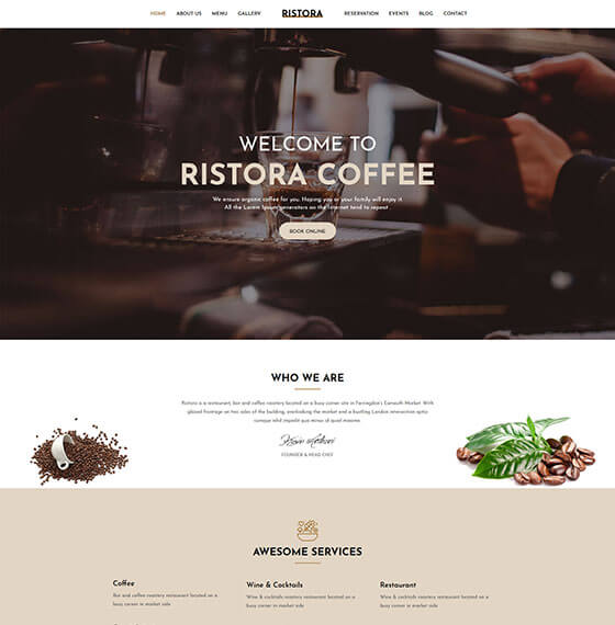 ristora home10 | Ristora - Restaurant & Food WordPress Theme