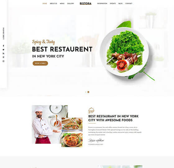 ristora home3 | Ristora - Restaurant & Food WordPress Theme