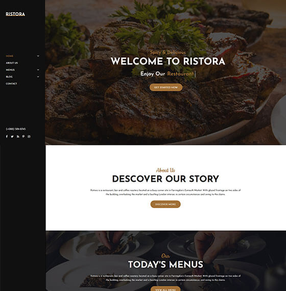 ristora home9 | Ristora - Restaurant & Food WordPress Theme