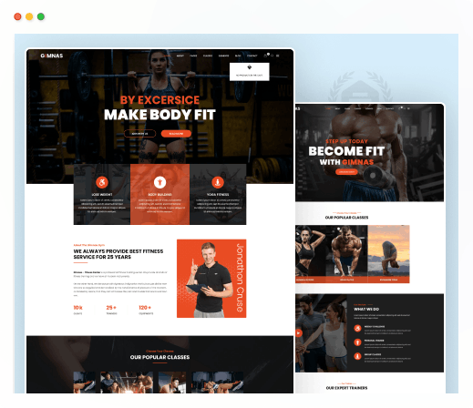 gimnas product thumb | Gimnas - Gym Fitness WordPress Theme