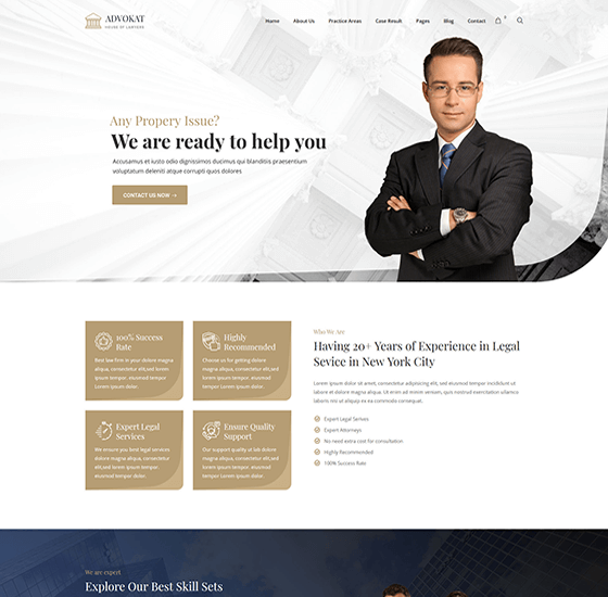 home33 | Advokat - Lawyer & Lawfirm WordPress Theme