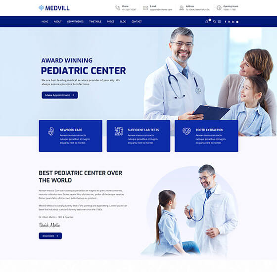 home51 | Medvill - Health & Medical WordPress Theme