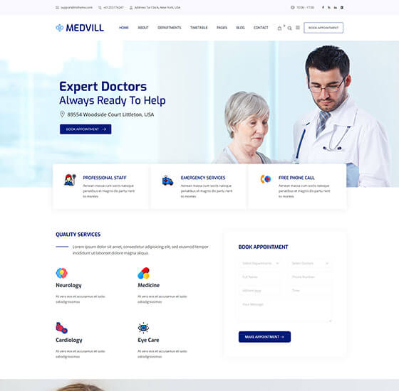 home71 | Medvill - Health & Medical WordPress Theme