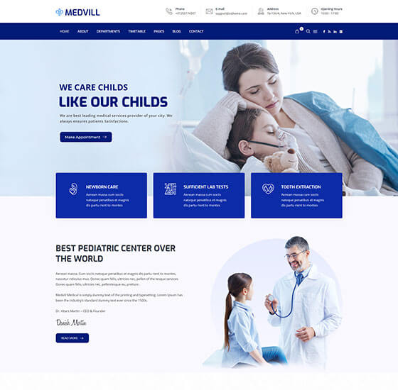 single11 | Medvill - Health & Medical WordPress Theme
