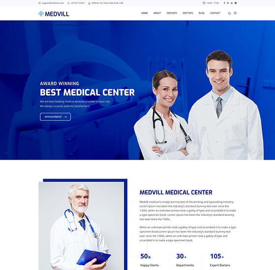 single21 | Medvill - Health & Medical WordPress Theme