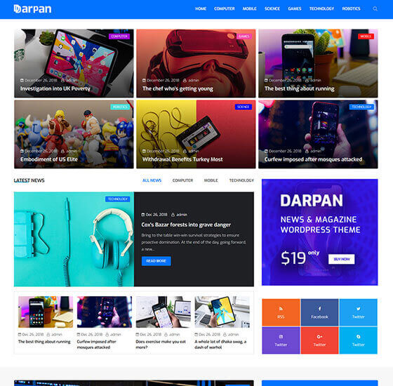 darpan demo4 | Darpan - News Magazine WordPress Theme