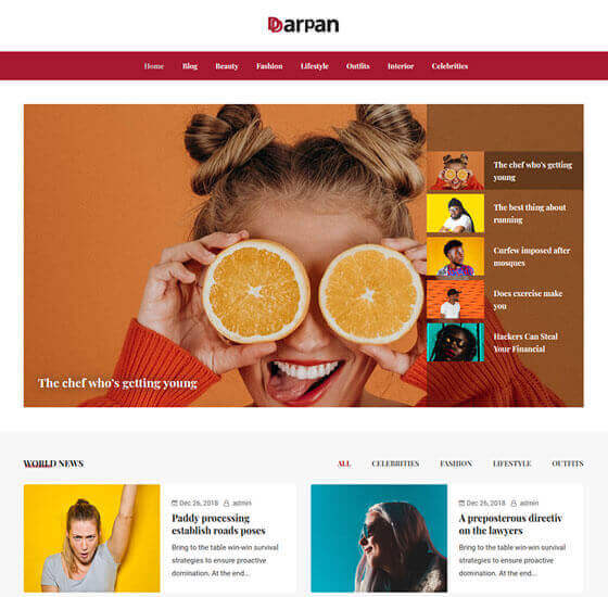 darpan fashion | Darpan - News Magazine WordPress Theme