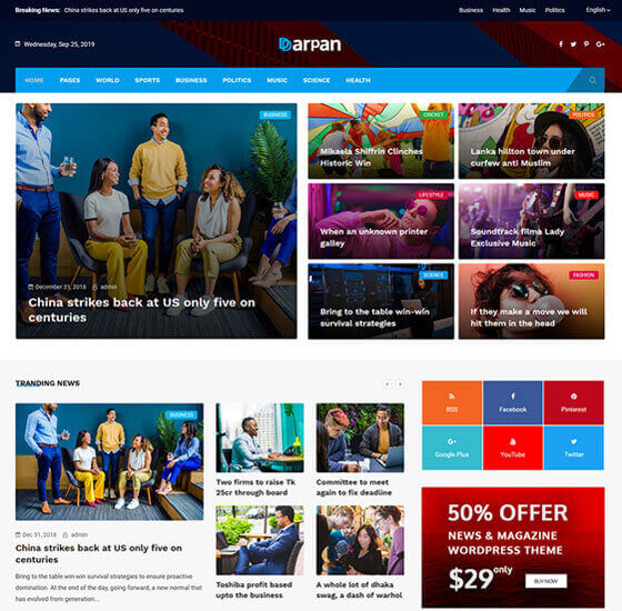 darpan home1 | Darpan - News Magazine WordPress Theme