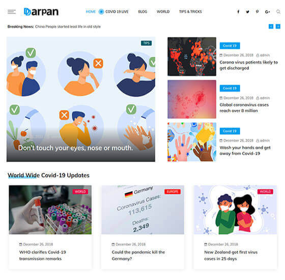 darpan home2 | Darpan - News Magazine WordPress Theme