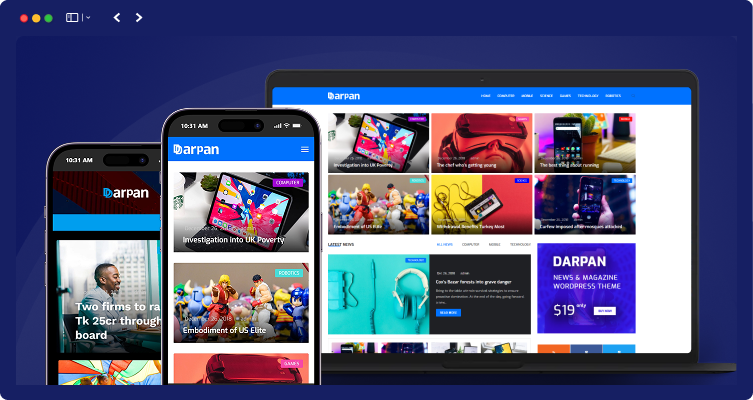 darpan responsive 1 | Darpan - News Magazine WordPress Theme