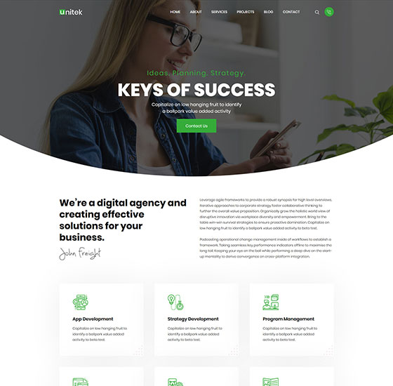 home31 | Unitek - Business WordPress Theme
