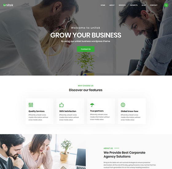 home41 | Unitek - Business WordPress Theme