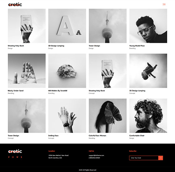 cretic home10 | Cretic - Creative Agency WordPress Theme