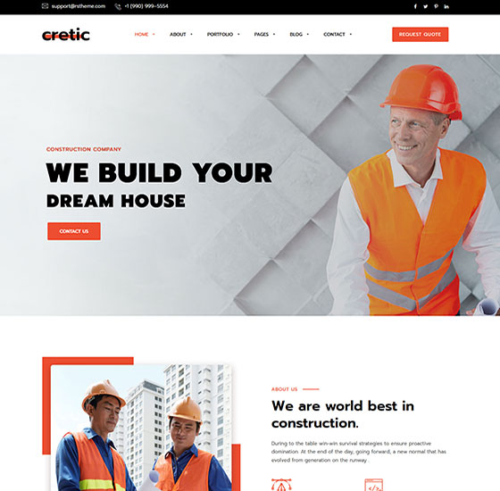 cretic home18 | Cretic - Creative Agency WordPress Theme