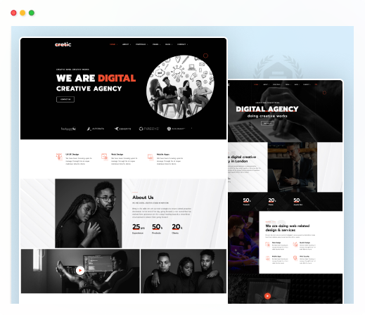 cretic thumbninil | Cretic - Creative Agency WordPress Theme