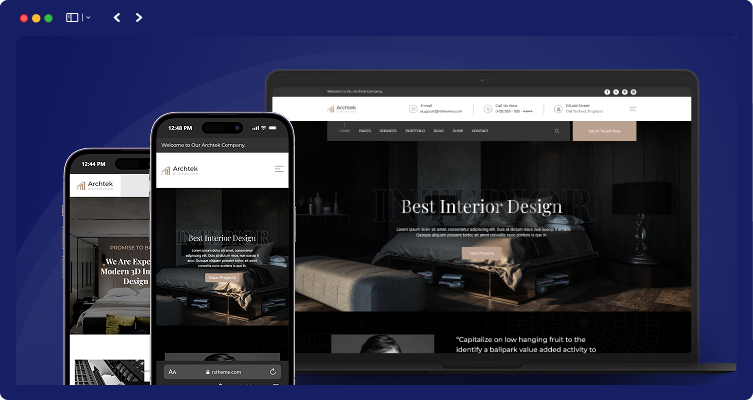 Archtek - Architecture Interior WordPress Theme 17 archtek mobile responsive | Archtek - Architecture Interior WordPress Theme