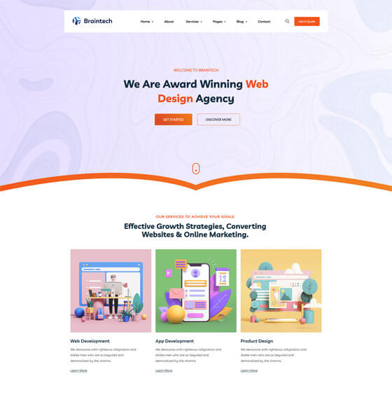 home121 | Braintech - Technology & IT Solutions WordPress Theme
