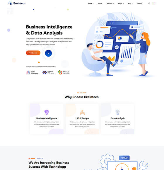 home61 | Braintech - Technology & IT Solutions WordPress Theme