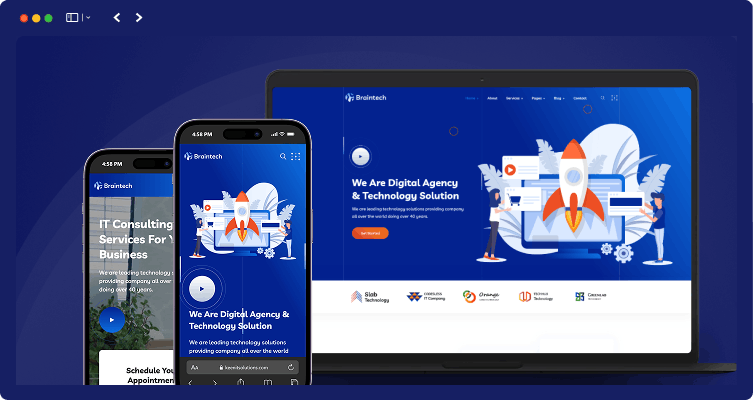 Braintech - Technology & IT Solutions WordPress Theme 36 responsive layout braintech | Braintech - Technology & IT Solutions WordPress Theme